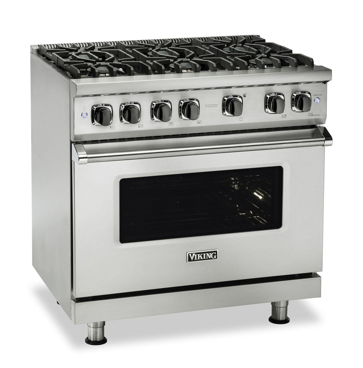 VIKING VGR5366BVA 36" Gas Range - VGR536 Viking 5 Series Red