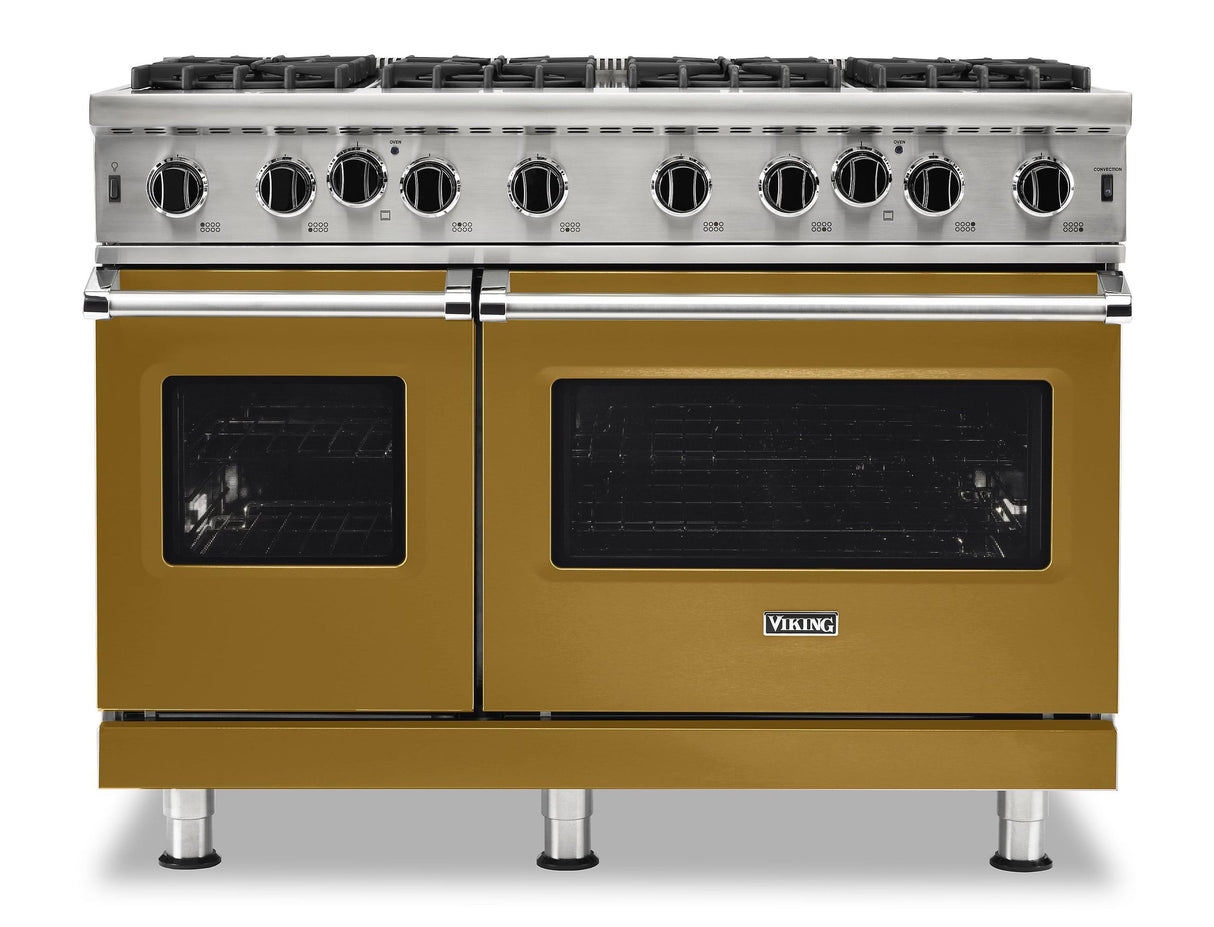 VIKING VGIC54828BGHLP 48" Open Burner Gas Range - VGIC5482 Viking 5 Series Gold