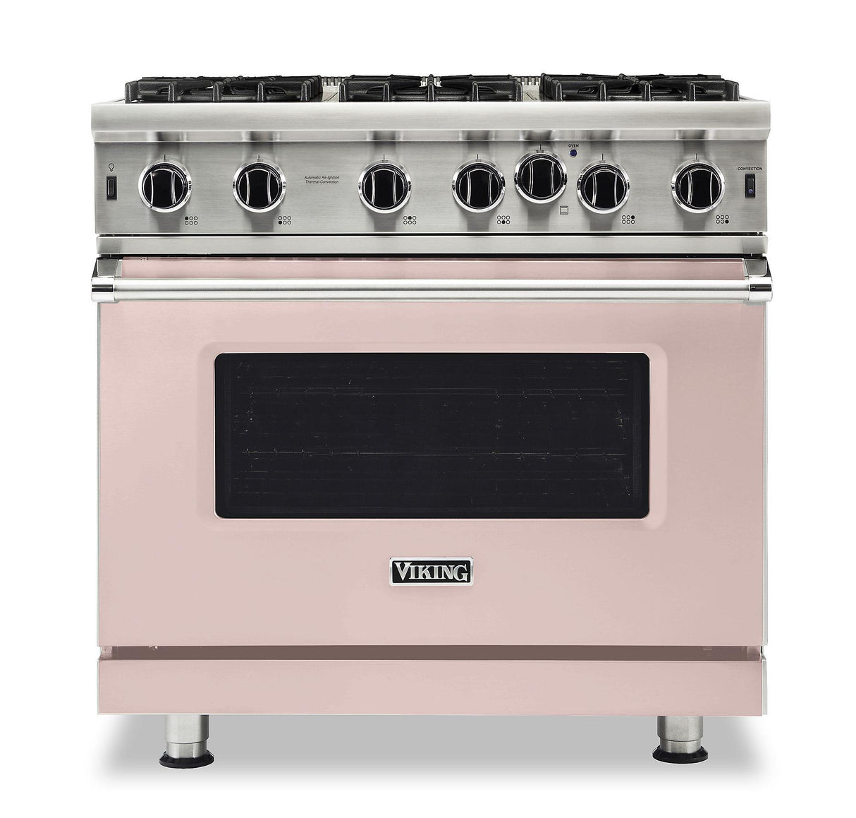 VIKING VGIC53626BBH 36" Open Burner Gas Range - VGIC5362 Viking 5 Series Pink