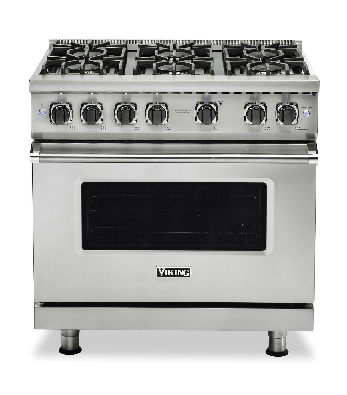 VIKING VGR5364GGH 36" Gas Range - VGR536 Viking 5 Series Gold