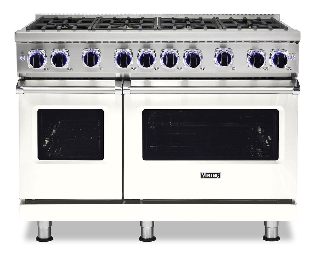 VIKING VGR74828BPWLP 48" Sealed Burner Gas Range - VGR7482 Viking 7 Series White
