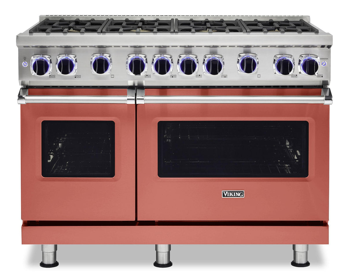 VIKING VGR74828BSCLP 48" Sealed Burner Gas Range - VGR7482 Viking 7 Series Red