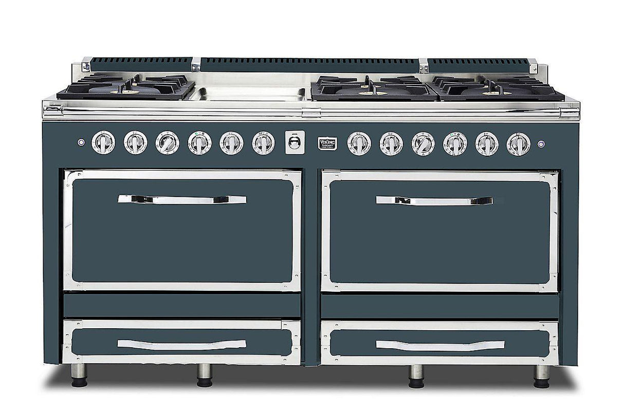 VIKING TVDR6616GSQ 66"W. Tuscany Range - TVDR661 Gray