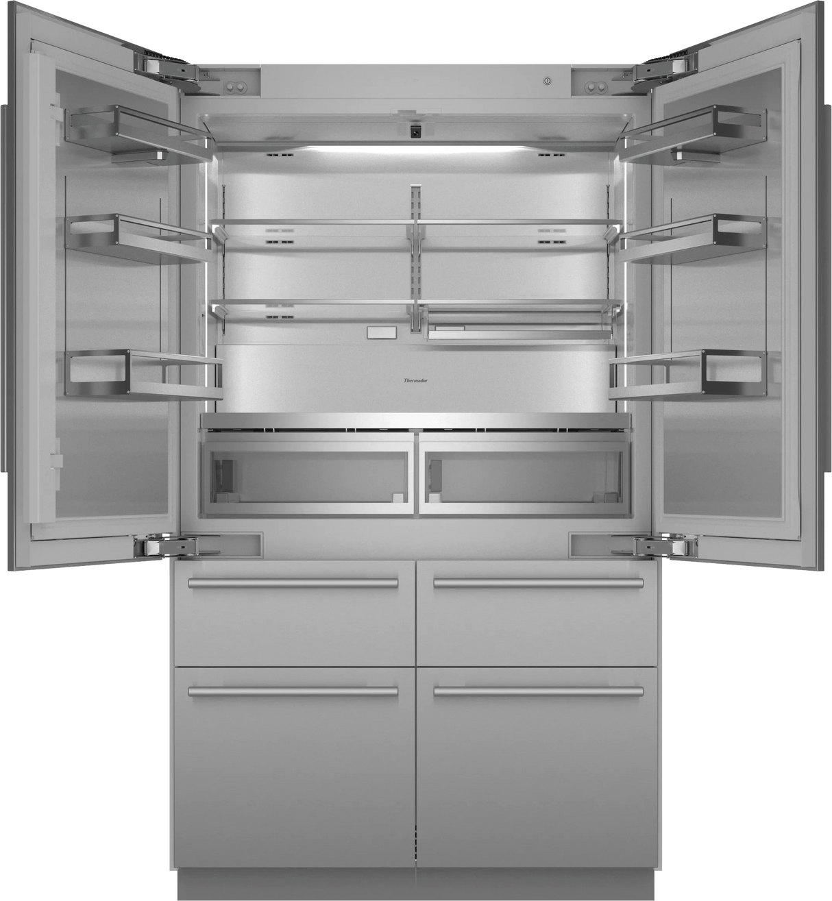 THERMADOR T48BT110NS Freedom® Built-in French Door Bottom Freezer Masterpiece® in Stainless Steel