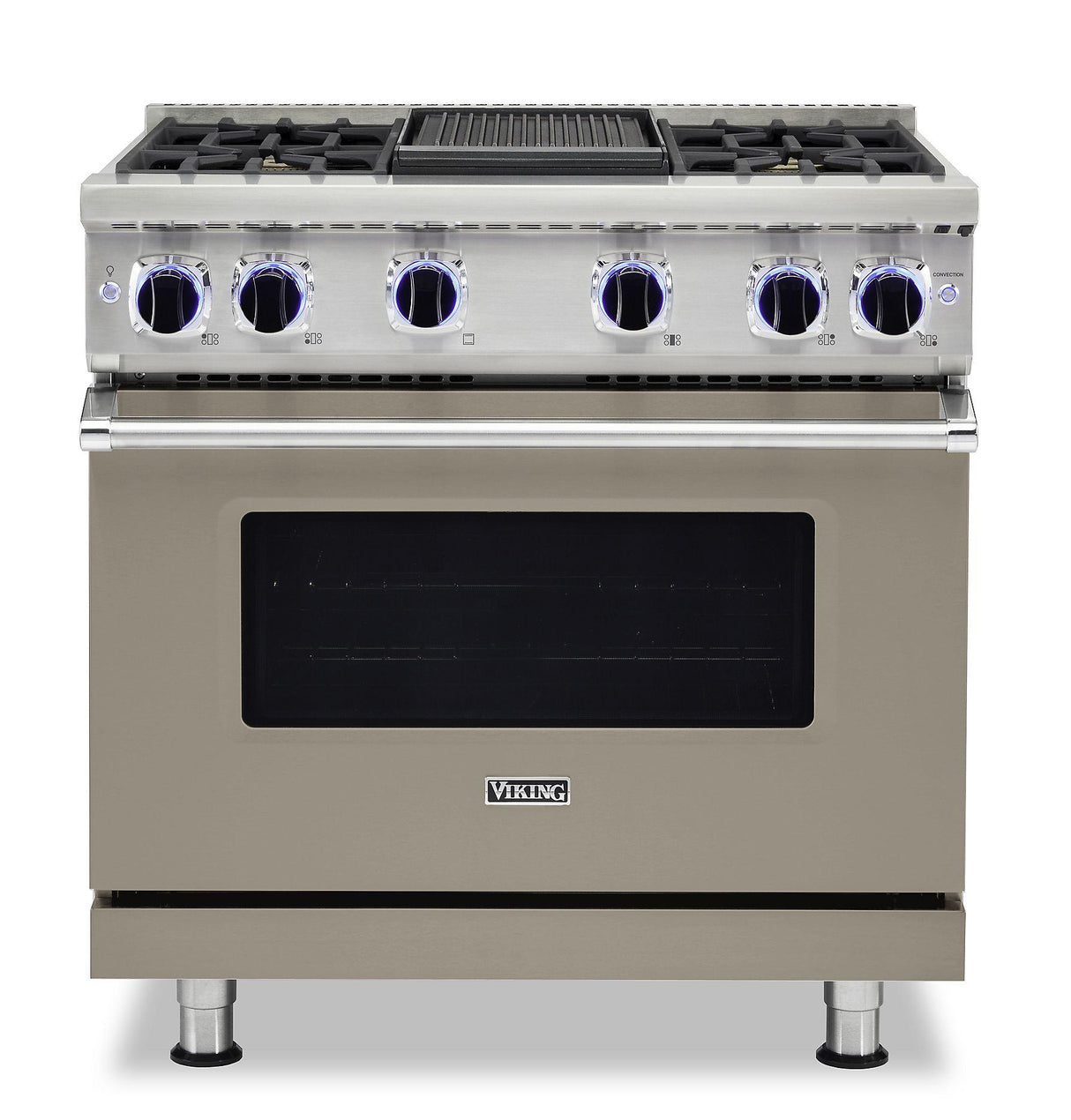 VIKING VGR73624GNALP 36" Sealed Burner Gas Range - VGR7362 Viking 7 Series Gray