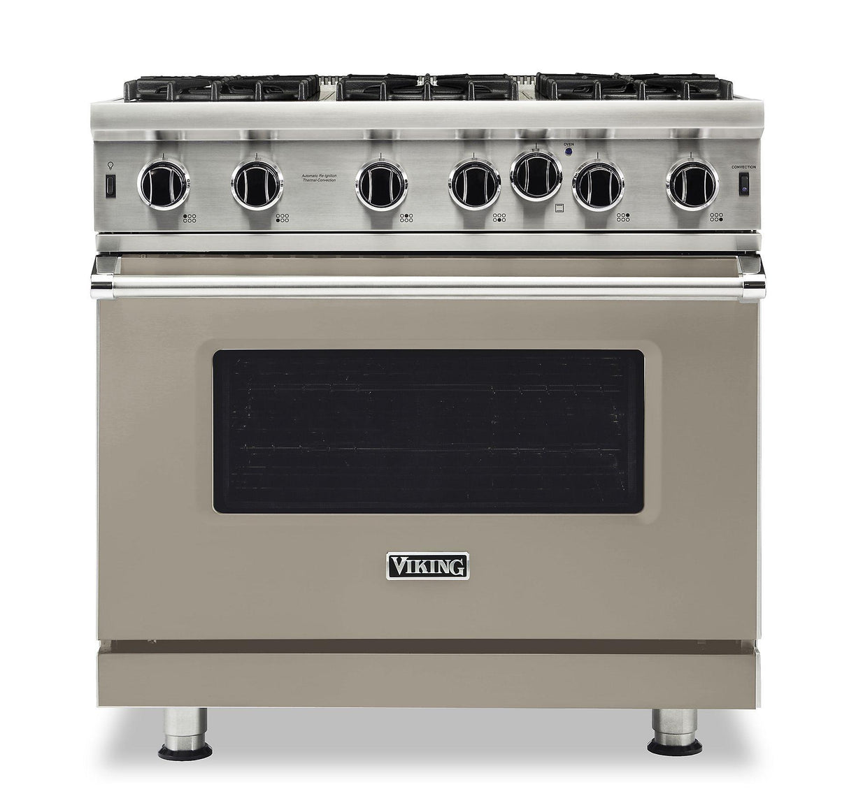 VIKING VGIC53626BNALP 36" Open Burner Gas Range - VGIC5362 Viking 5 Series Gray