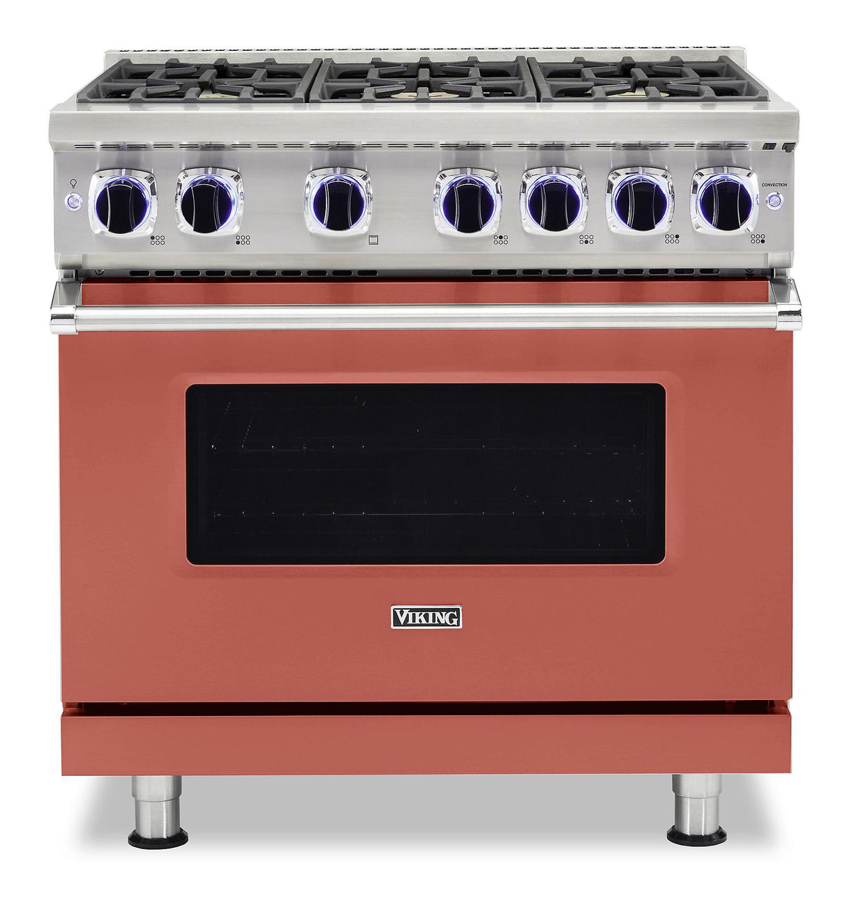 VIKING VGR73626BSCLP 36" Sealed Burner Gas Range - VGR7362 Viking 7 Series Red