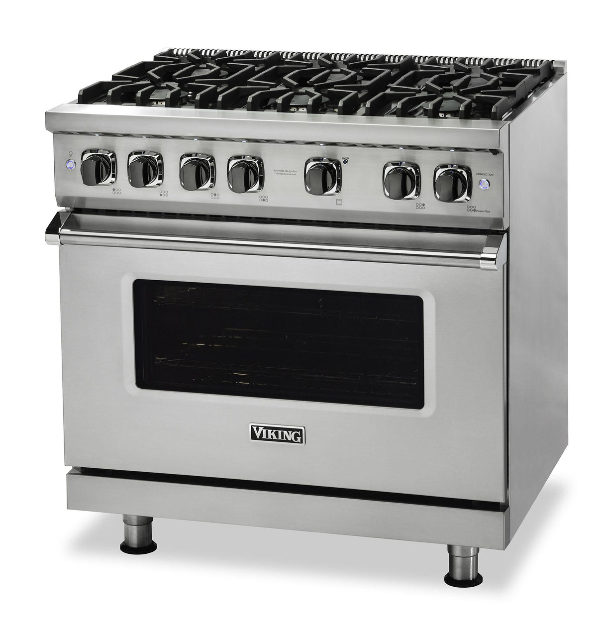 VIKING VGR5366BVA 36" Gas Range - VGR536 Viking 5 Series Red