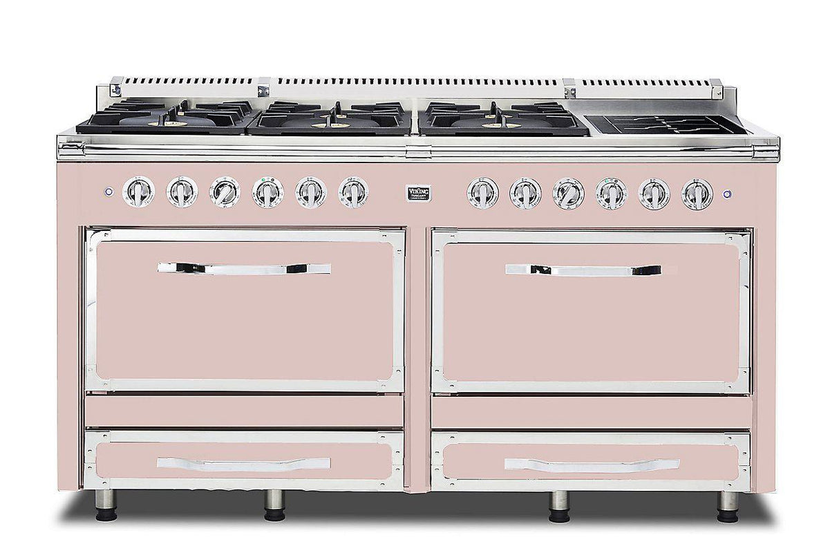 VIKING TVDR6616IBH 66"W. Tuscany Range - TVDR661 Pink