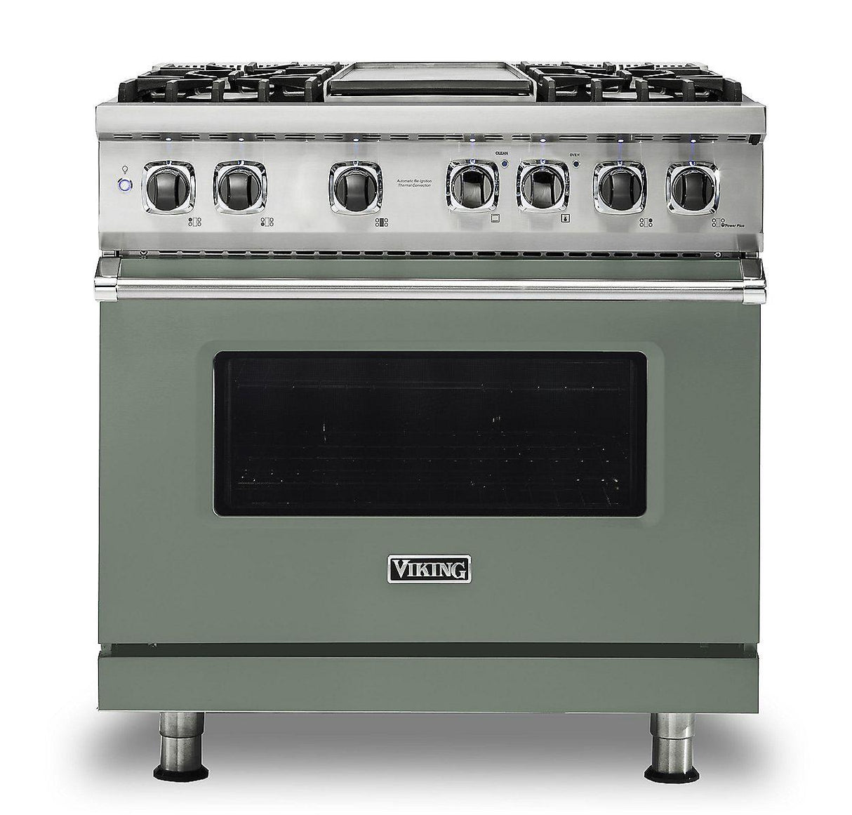VIKING VDR5364GEULP 36" Dual Fuel Range - VDR536 Viking 5 Series Green