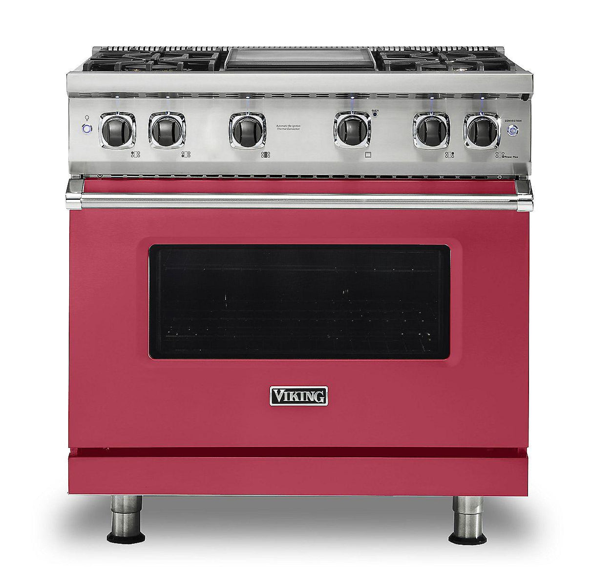 VIKING VGR5364GVALP 36" Gas Range - VGR536 Viking 5 Series Red