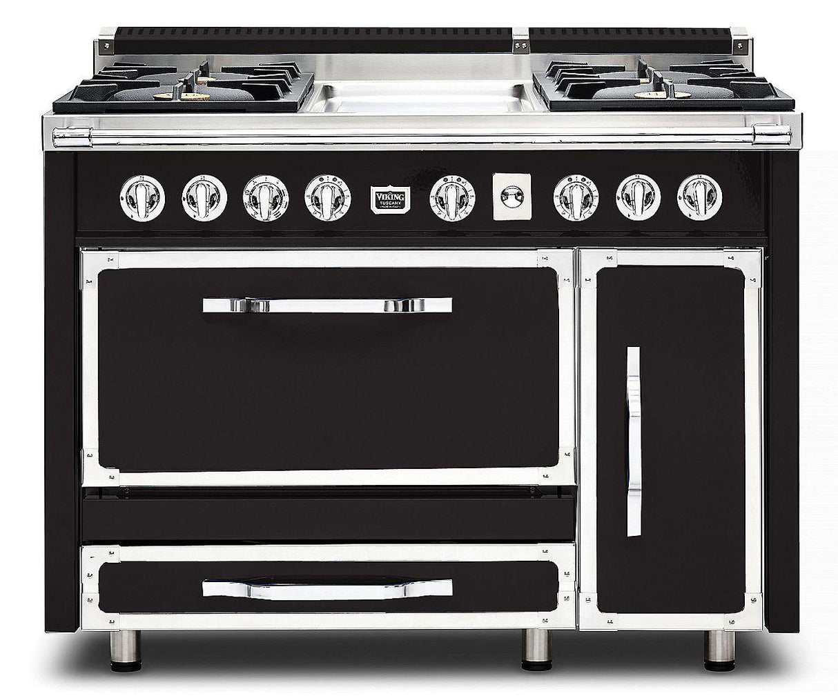 VIKING TVDR4814GON 48"W. Tuscany Range - TVDR481 Black
