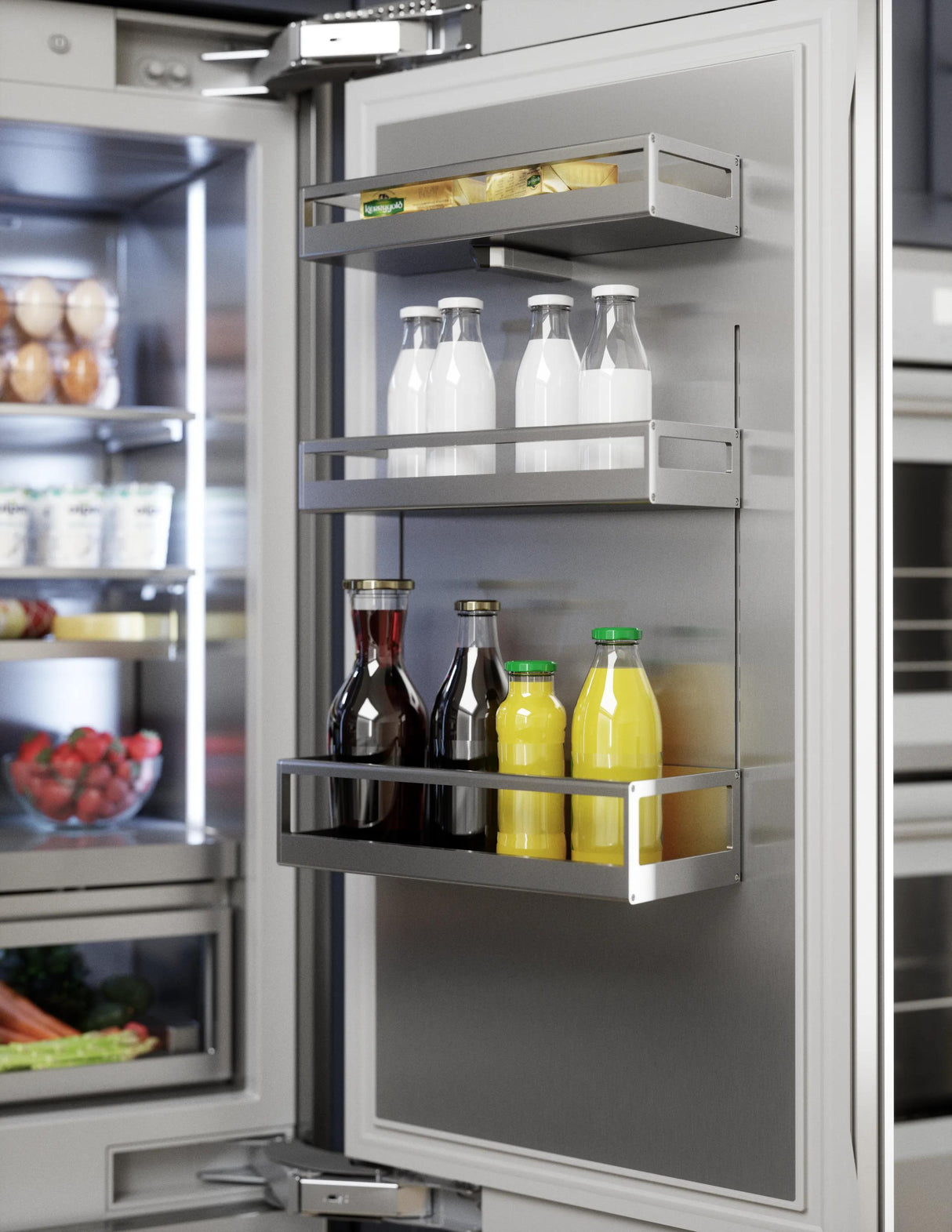 THERMADOR T48BT110NS Freedom® Built-in French Door Bottom Freezer Masterpiece® in Stainless Steel