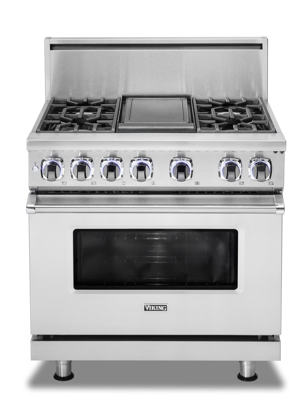 VIKING VDR73626BCSLP 36" Dual Fuel Range - VDR7362 Viking 7 Series Black