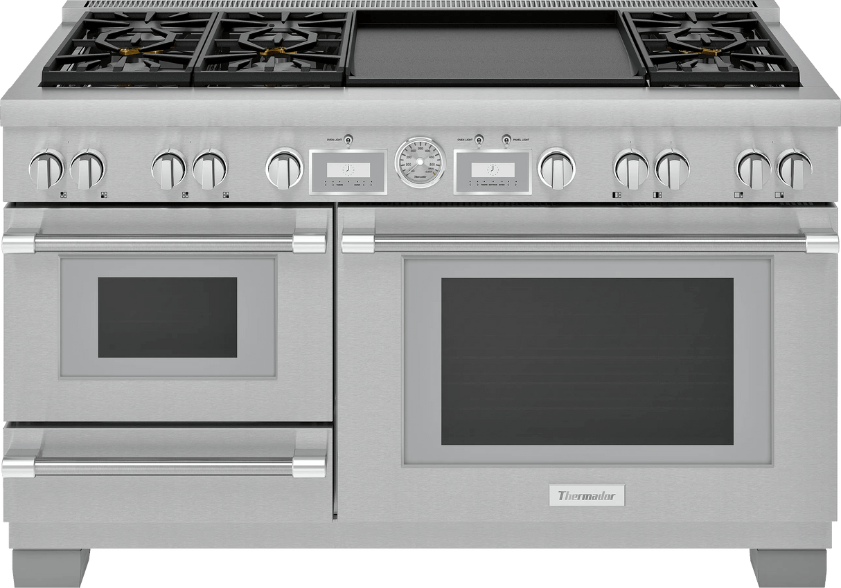 THERMADOR PRD606WESG PRD606WESG Dual Fuel Professional Range 60'' Pro Grand® Commercial Depth