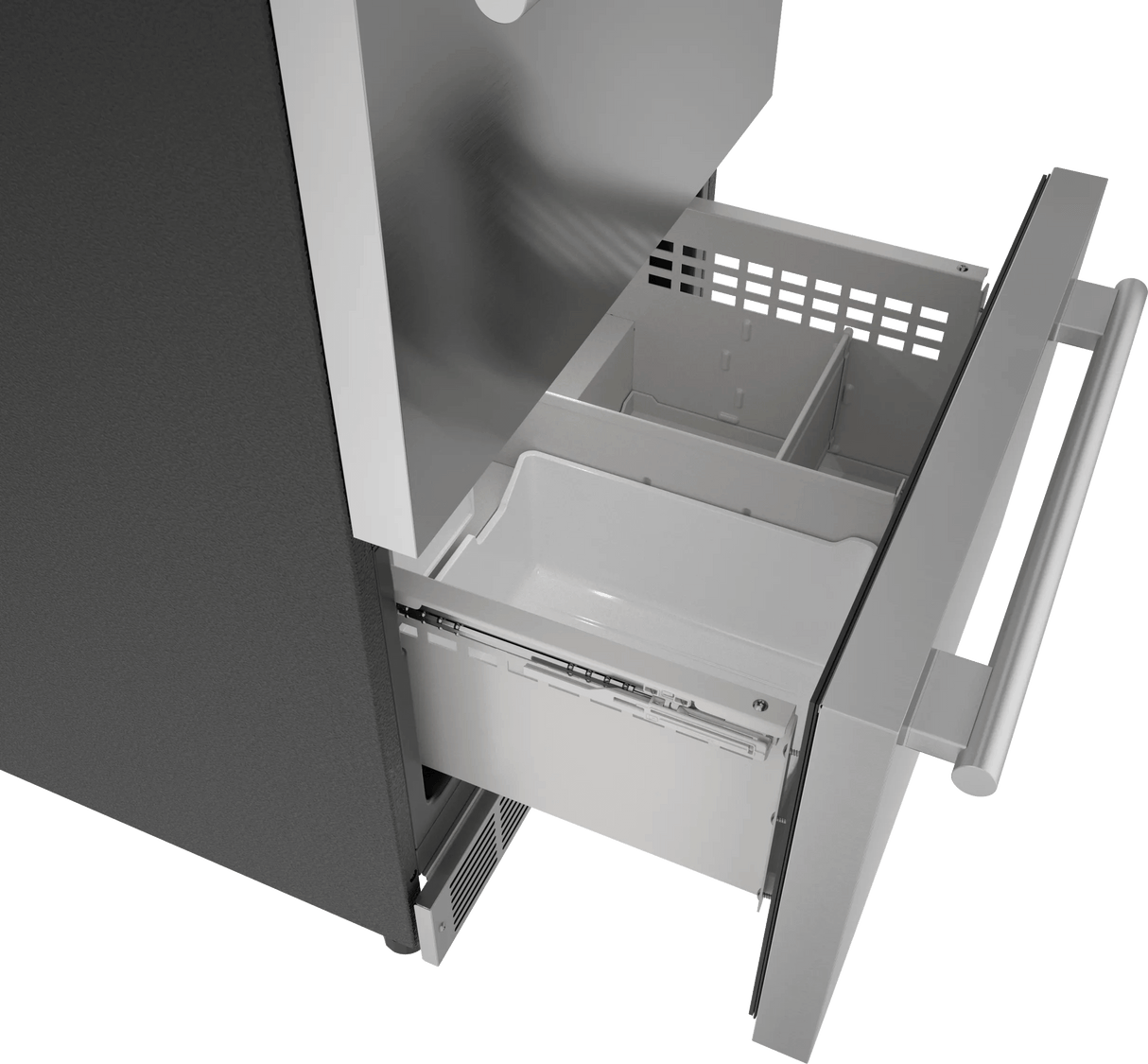 THERMADOR T24UC915DS Freedom® Under Counter Combo Drawer Refrigerator/Freezer 24'' Masterpiece® in Stainless Steel