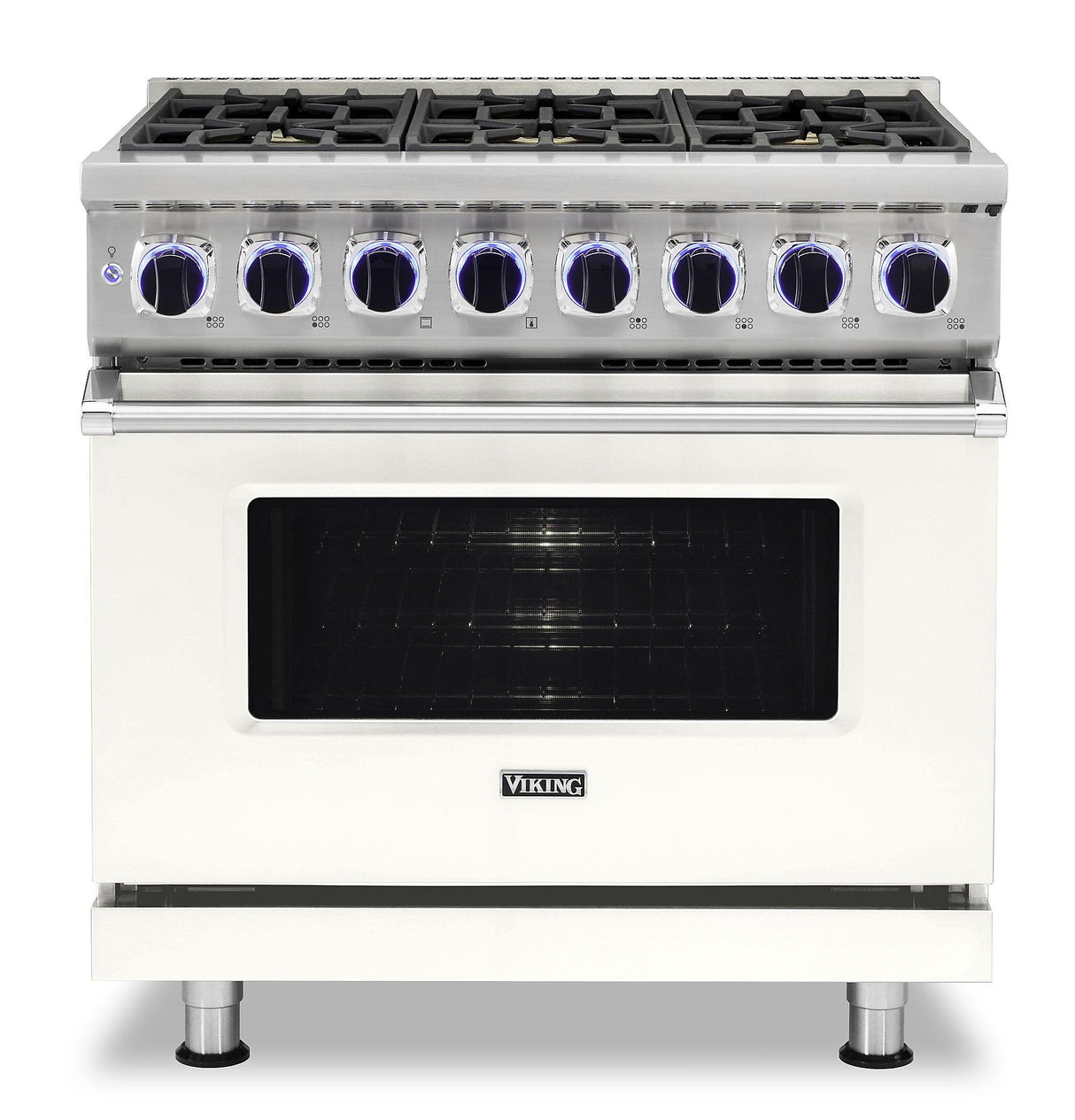 VIKING VDR73626BPW 36" Dual Fuel Range - VDR7362 Viking 7 Series White