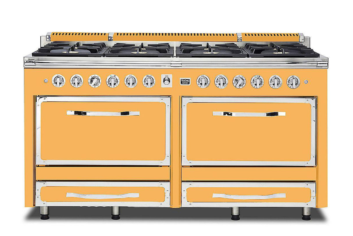 VIKING TVDR6618BDA 66"W. Tuscany Range - TVDR661 Yellow