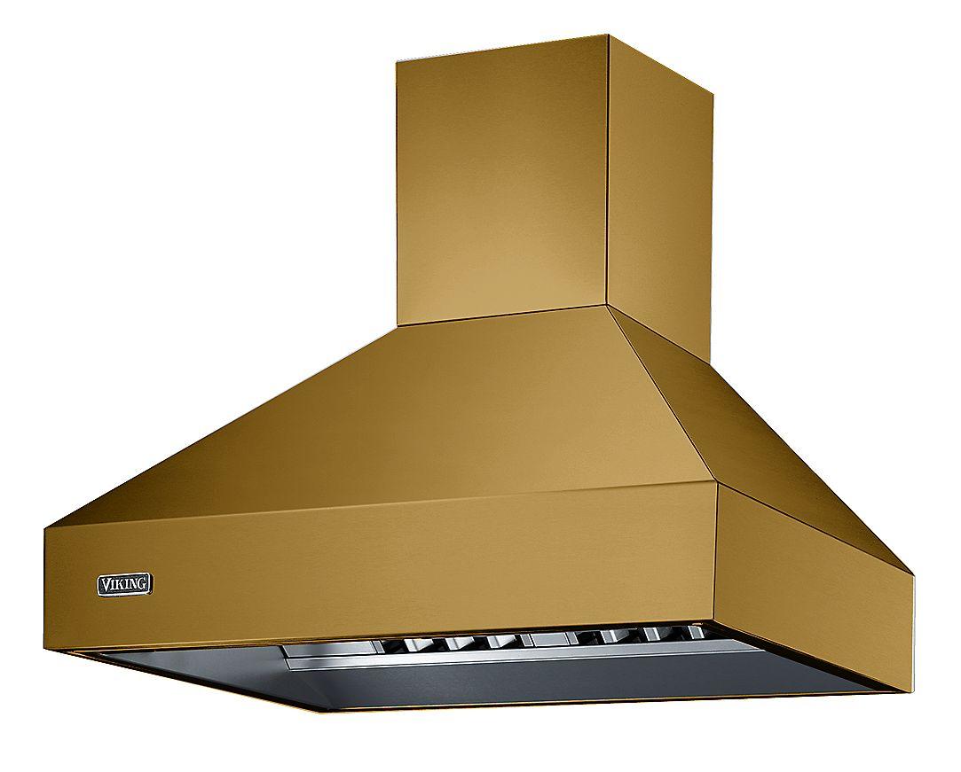 VIKING VCWH53648GH 36" Wide 18" High Chimney Wall Hood - VCWH Viking 5 Series Gold
