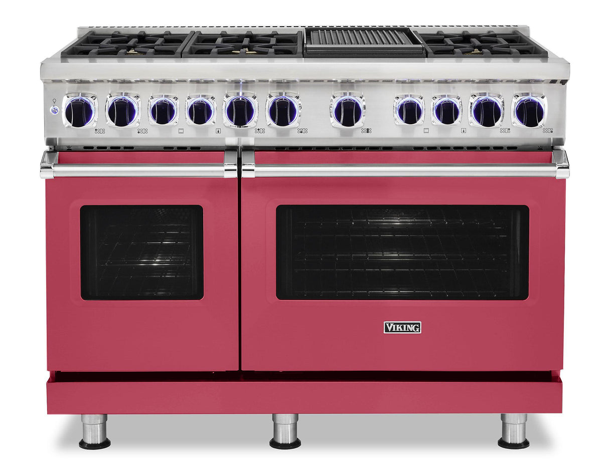 VIKING VDR74826GVA 48" Dual Fuel Range - VDR7482 Viking 7 Series Red