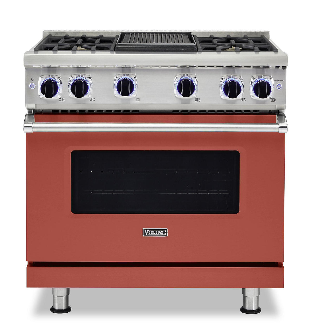 VIKING VGR73624GSCLP 36" Sealed Burner Gas Range - VGR7362 Viking 7 Series Red