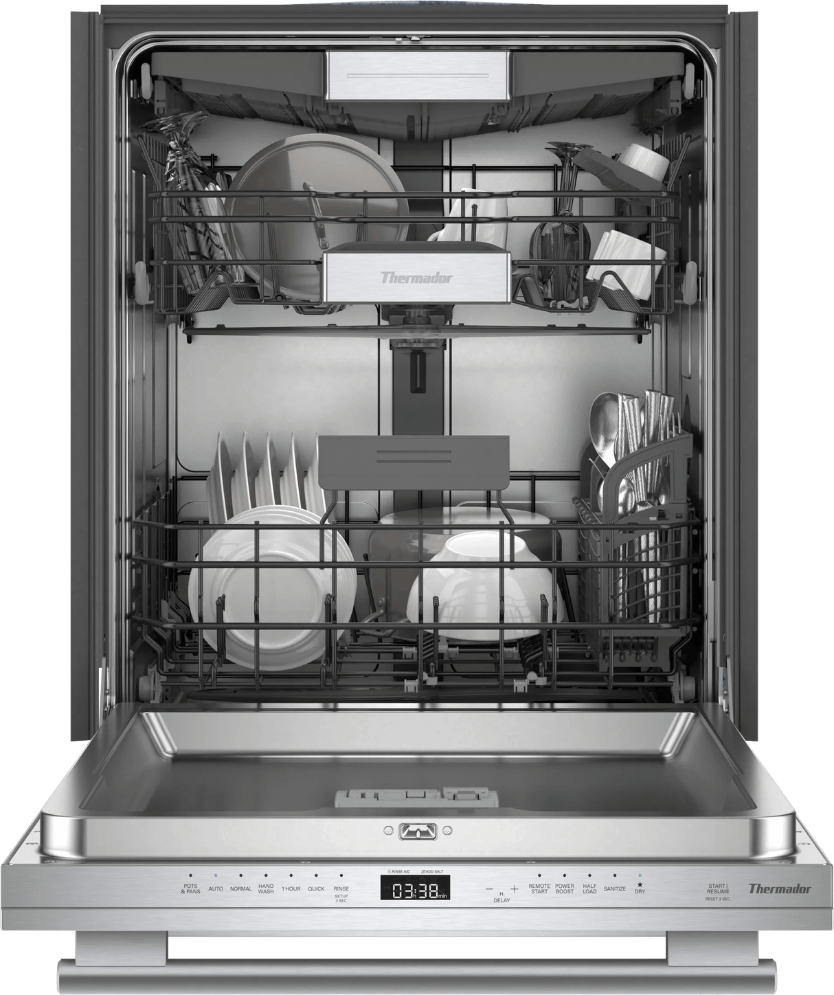 THERMADOR DWHD760CFM Sapphire® Dishwasher 24'' Masterpiece® in Stainless Steel