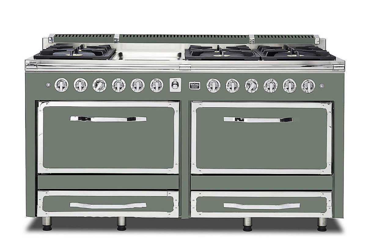 VIKING TVDR6616GEU 66"W. Tuscany Range - TVDR661 Green