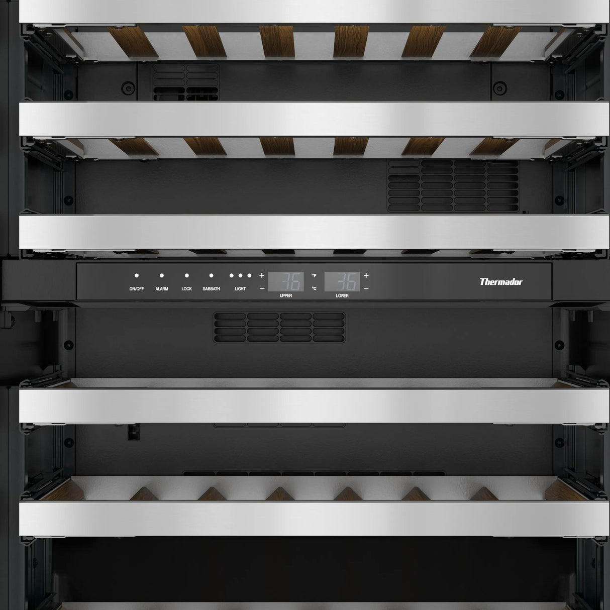 THERMADOR T24UW905LP Freedom® Under Counter Wine Cooler with Glass Door 24'' Panel Ready, Left Hinge Custom Panel Ready