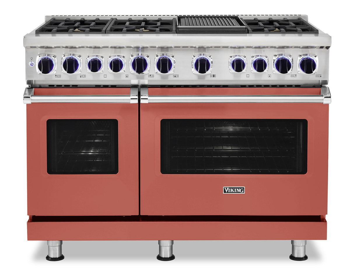 VIKING VDR74826GSC 48" Dual Fuel Range - VDR7482 Viking 7 Series Red