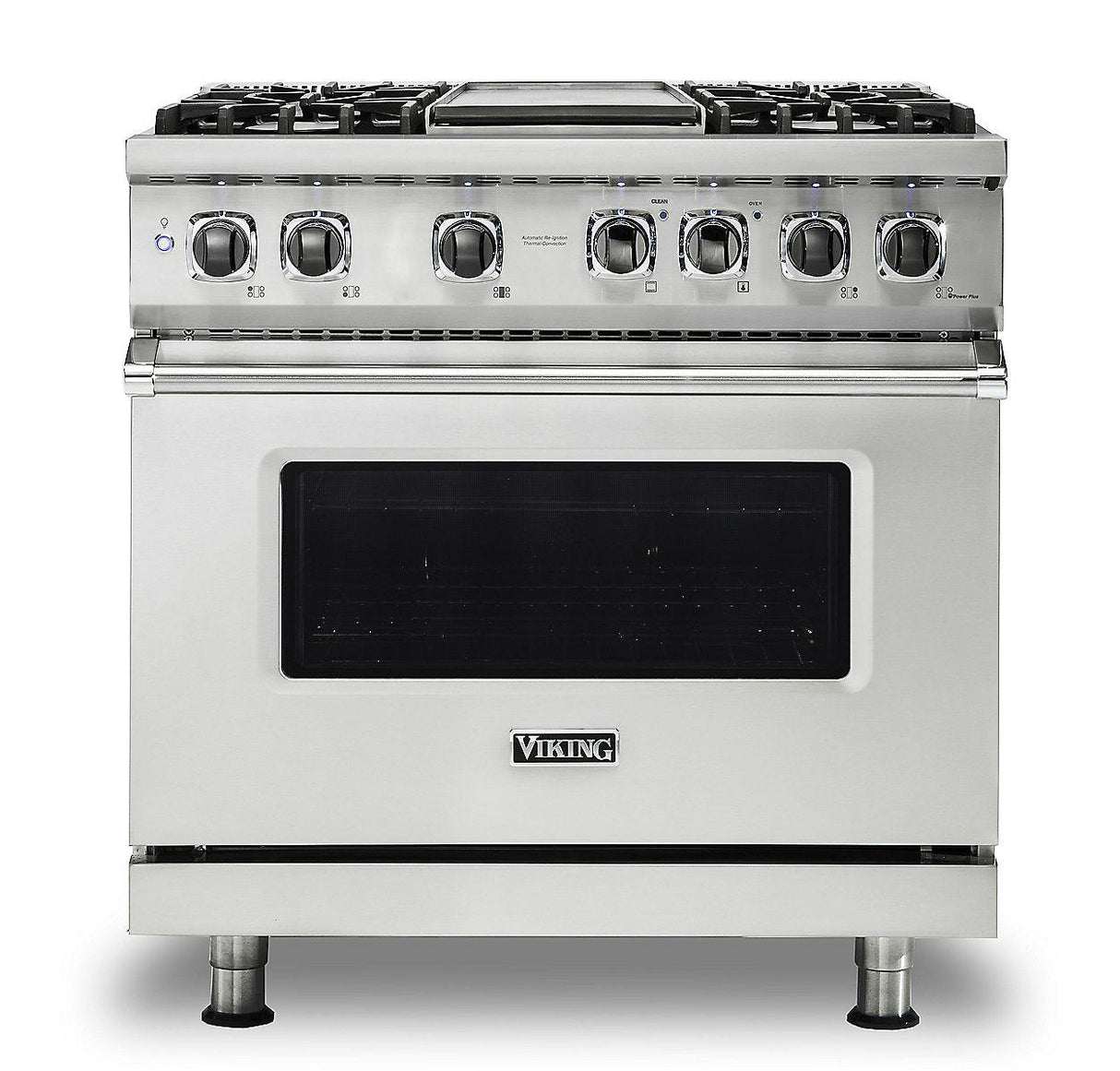 VIKING VDR5364GSS 36" Dual Fuel Range - VDR536 Viking 5 Series in Stainless Steel