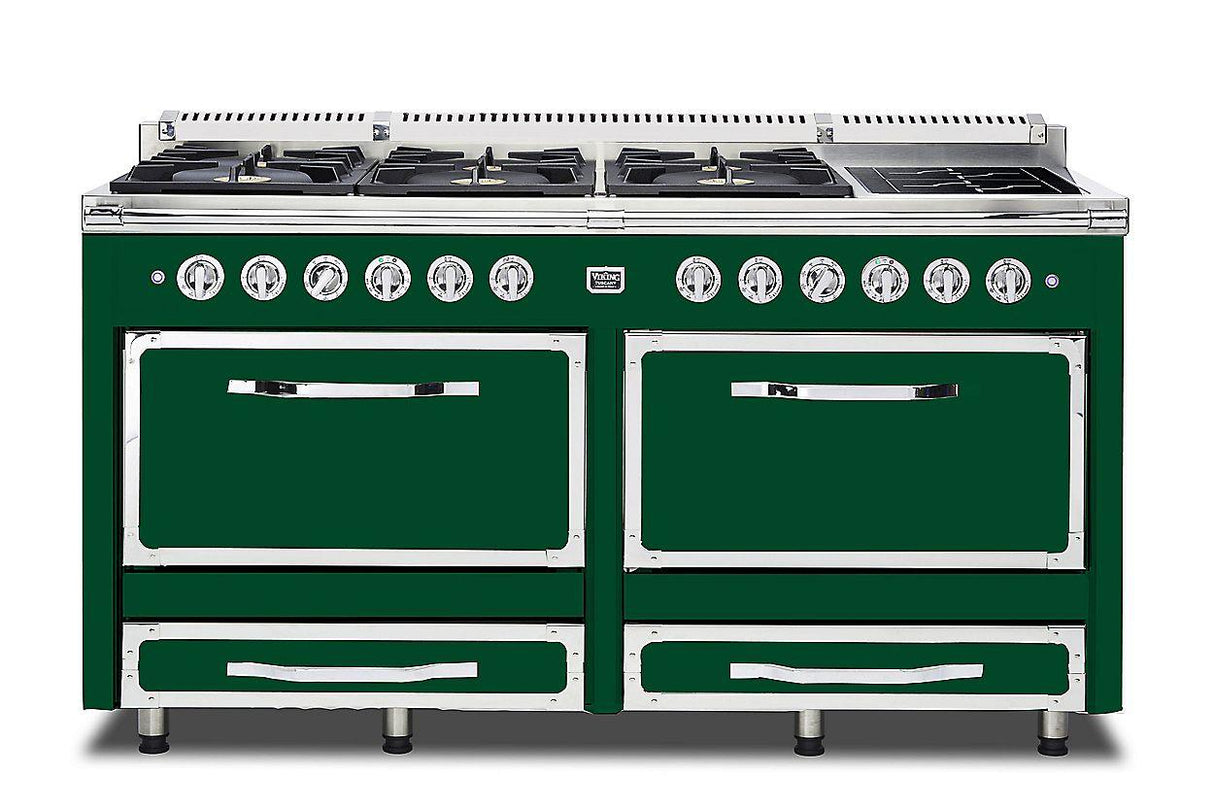 VIKING TVDR6616IIV 66"W. Tuscany Range - TVDR661 Green