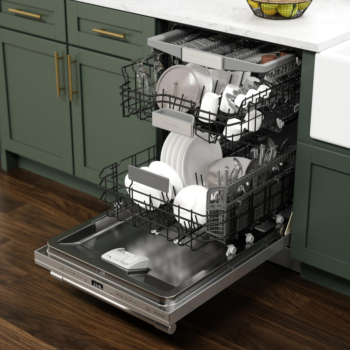 THERMADOR DWHD760CFP Sapphire® Dishwasher 24'' Professional in Stainless Steel
