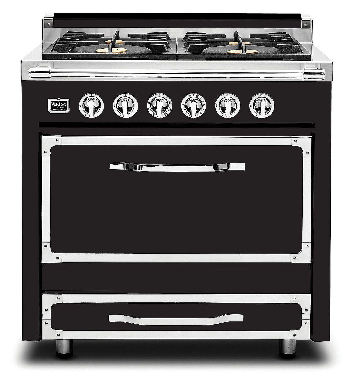 VIKING TVDR3614BON 36"W. Tuscany Range - TVDR361 Black
