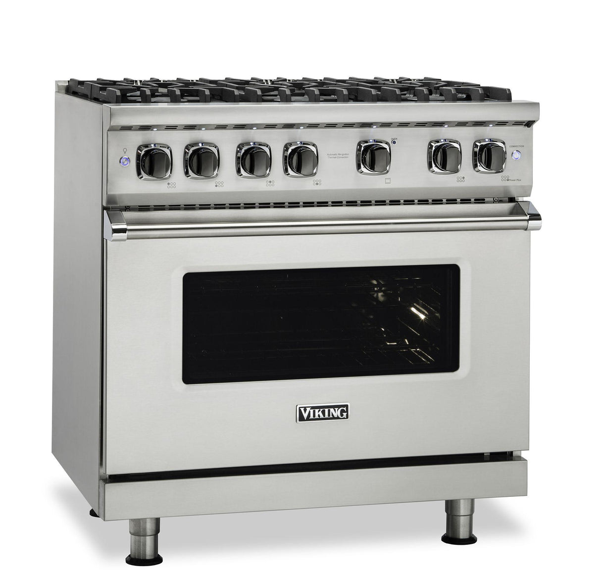 VIKING VGR5364GCSLP 36" Gas Range - VGR536 Viking 5 Series Black