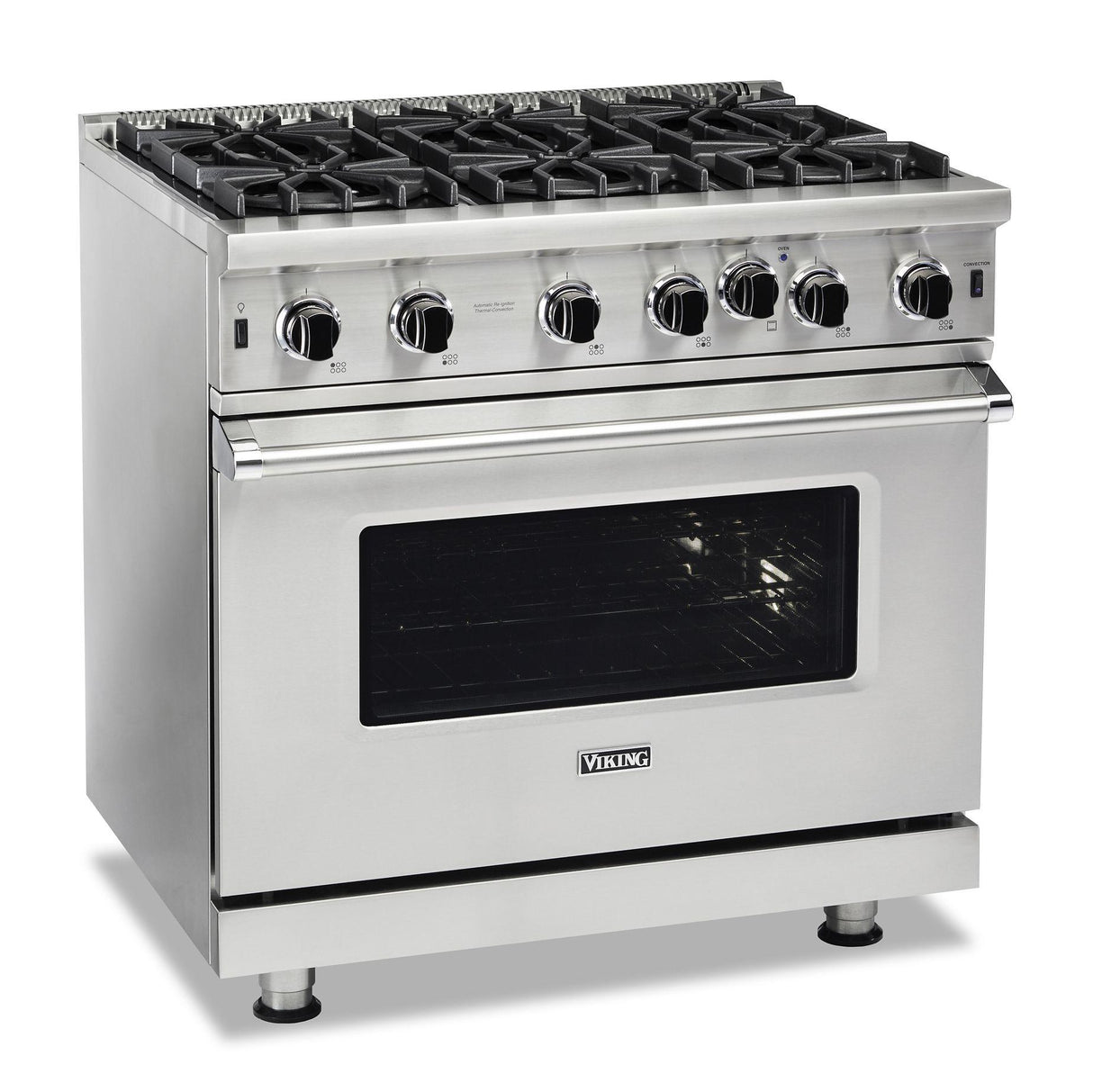 VIKING VGIC53626BBHLP 36" Open Burner Gas Range - VGIC5362 Viking 5 Series Pink