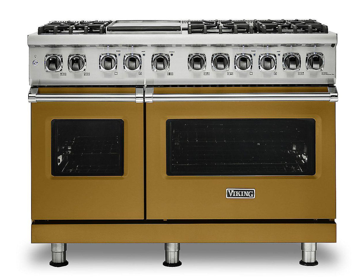 VIKING VDR5486GGHLP 48" Dual Fuel Range - VDR548 Viking 5 Series Gold