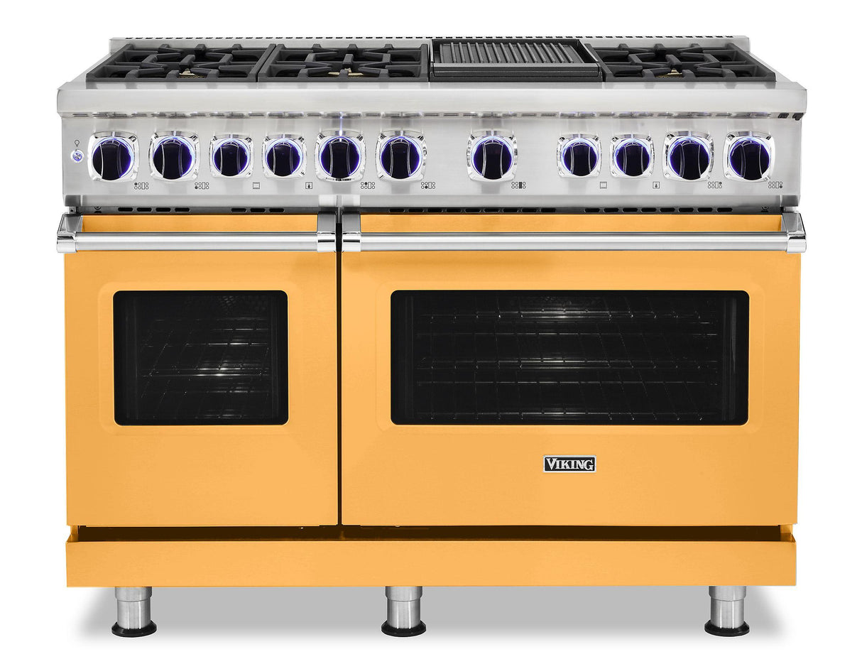 VIKING VDR74826GDALP 48" Dual Fuel Range - VDR7482 Viking 7 Series Yellow