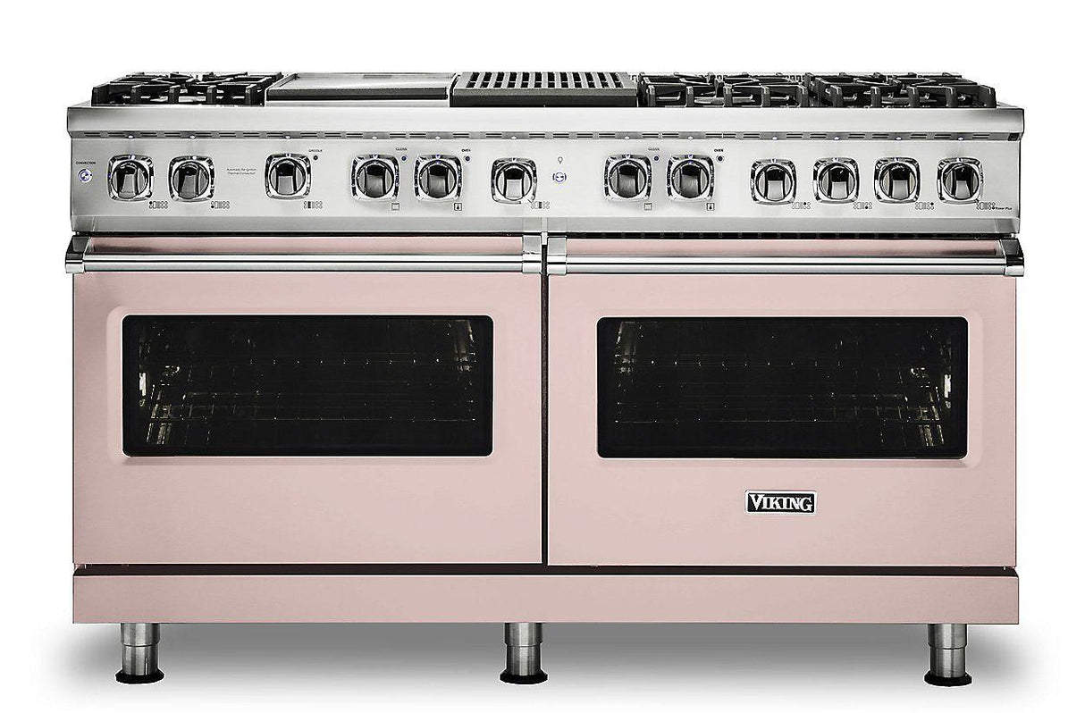 VIKING VDR5606GQBHLP 60" Dual Fuel Range - VDR560 Viking 5 Series Pink