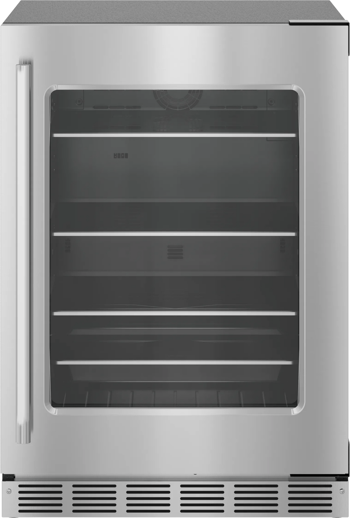 THERMADOR T24UR915RS Freedom® Under Counter Refrigerator with Glass Door 24'' Masterpiece® in Stainless Steel, Right Hinge in Stainless Steel