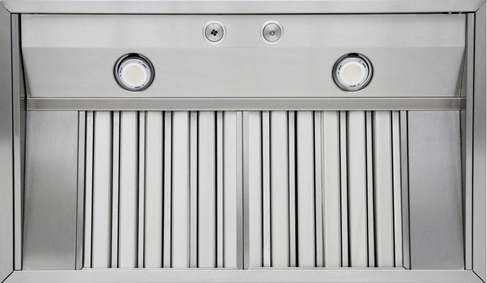 VIKING VWH536121NA 36" Wide 12" High Wall Hood + Ventilator - VWH530121 Viking 5 Series Gray