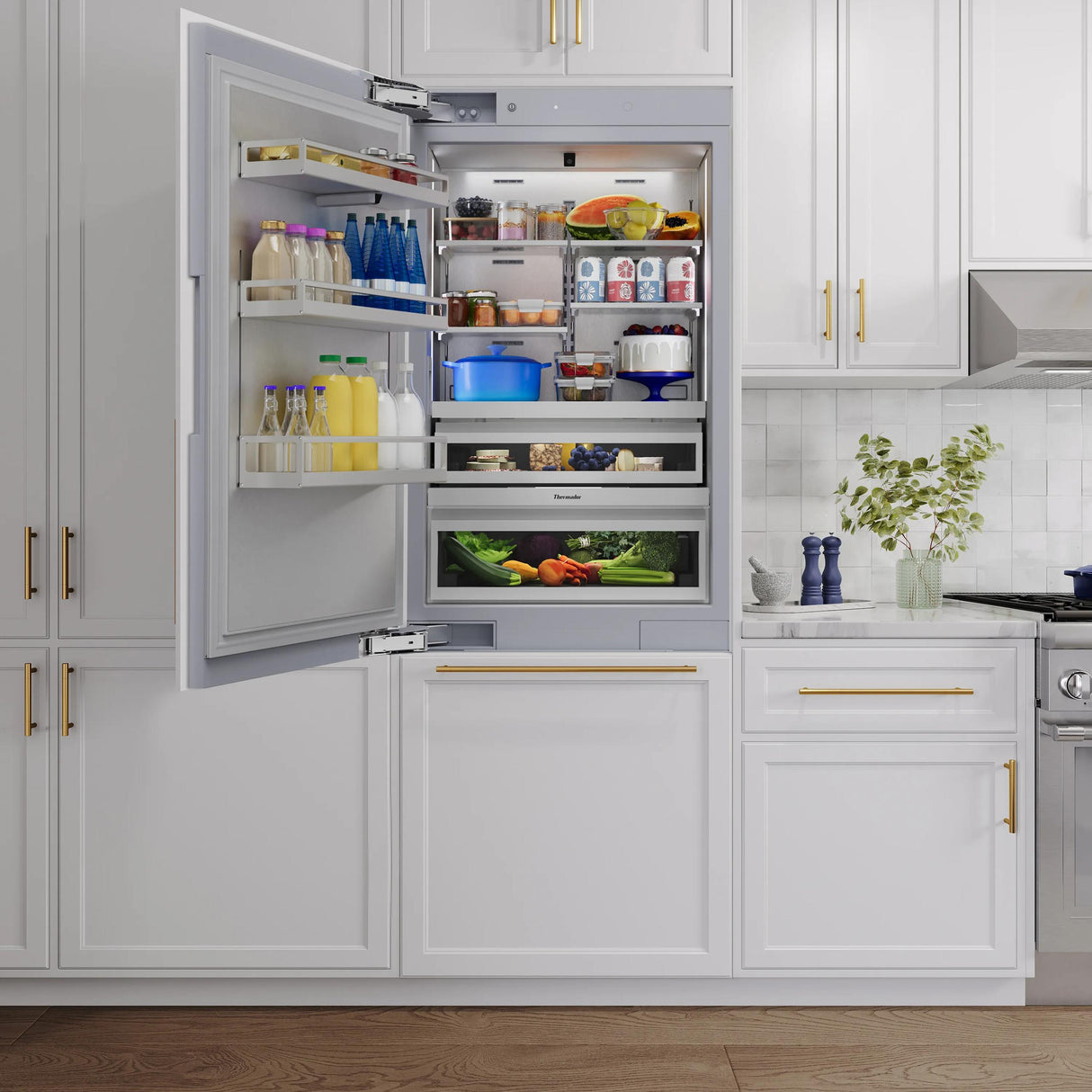 THERMADOR T30IB100SP Freedom® Built-in Bottom Freezer 30'' Panel Ready Custom Panel Ready