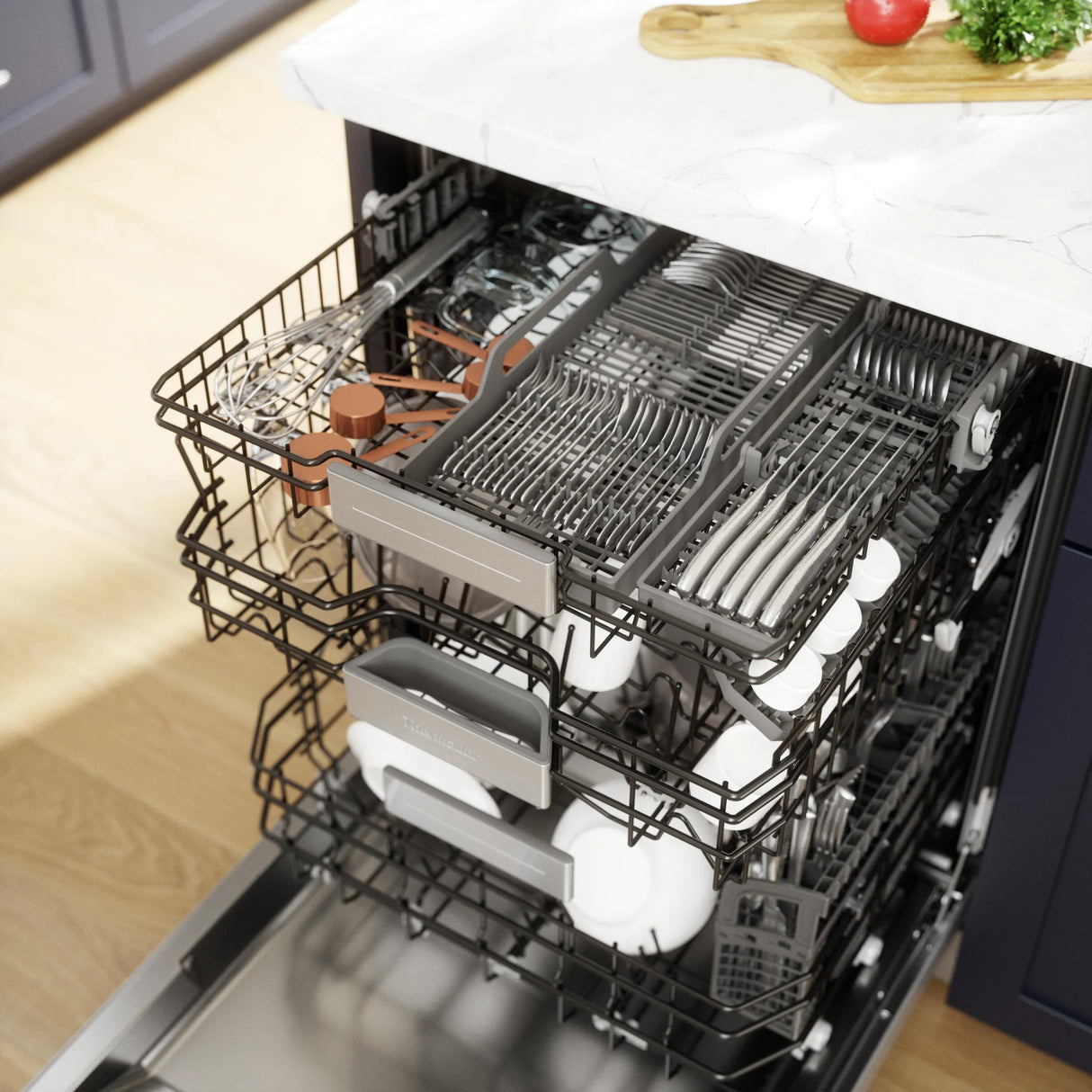 THERMADOR DWHD770CFM Star Sapphire® Dishwasher 24'' Masterpiece® in Stainless Steel