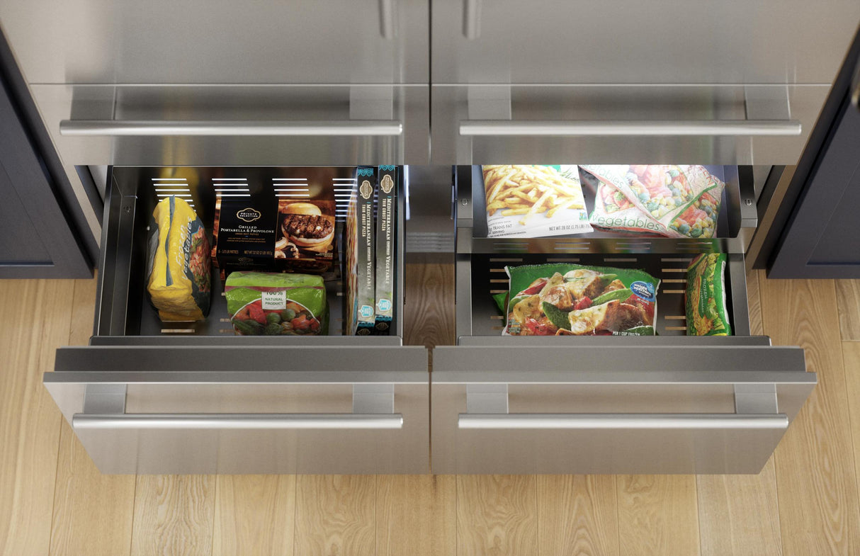 THERMADOR T48BT110NS Freedom® Built-in French Door Bottom Freezer Masterpiece® in Stainless Steel