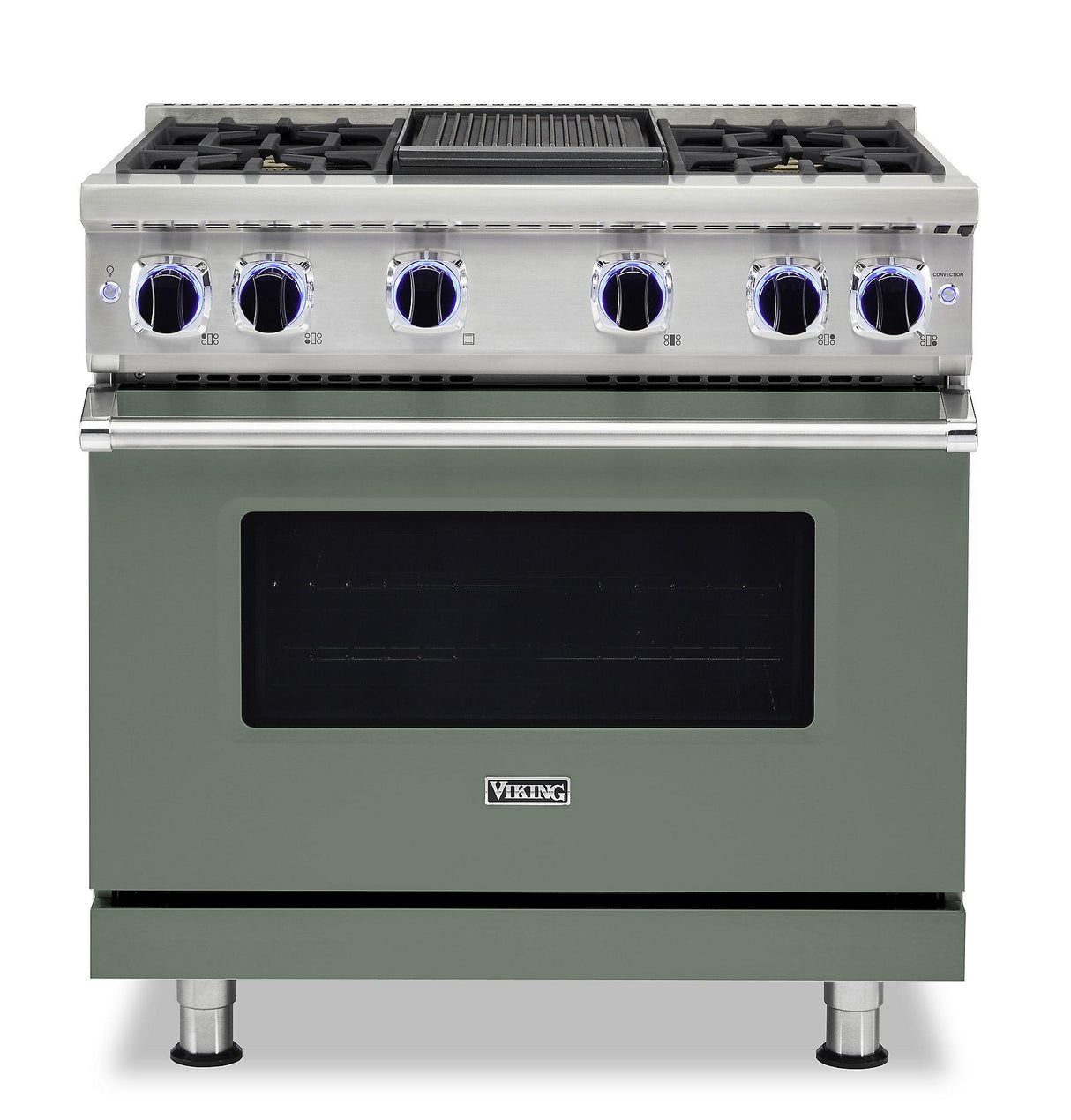 VIKING VGR73624GEU 36" Sealed Burner Gas Range - VGR7362 Viking 7 Series Green