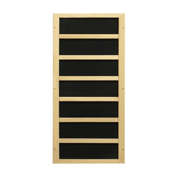 Golden Designs Full Spectrum PureTech™ Near Zero EMF Indoor Infrared Sauna with 3 Himalayan Salt Bars in Canadian Hemlock (3-Person Capacity)