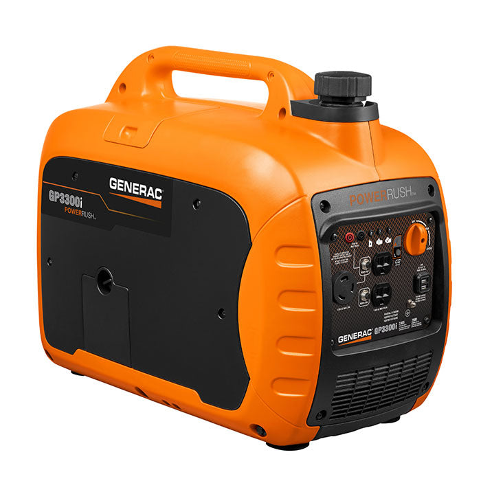 Generac Portable Inverter Generator, 3300i | With COsense 49ST/CSA
