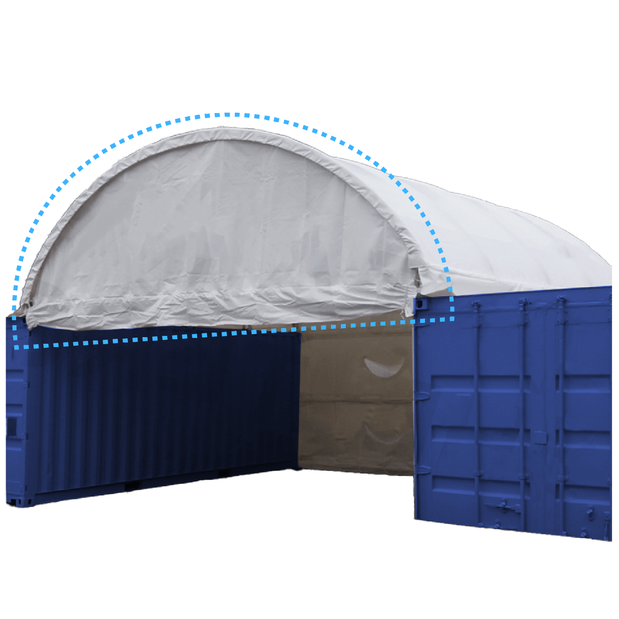 Half Panel for W20' Container Shelters