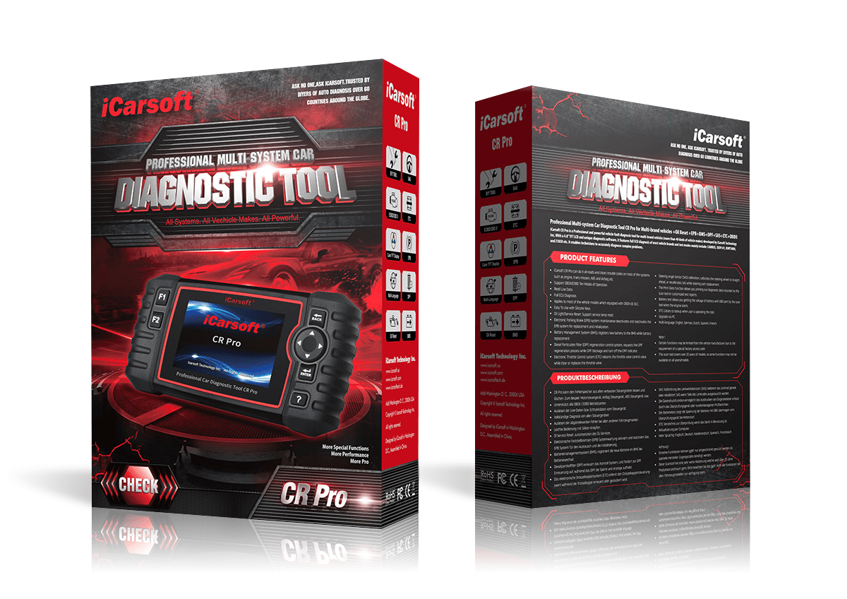 iCarsoft CR Pro Car Diagnostic Tool