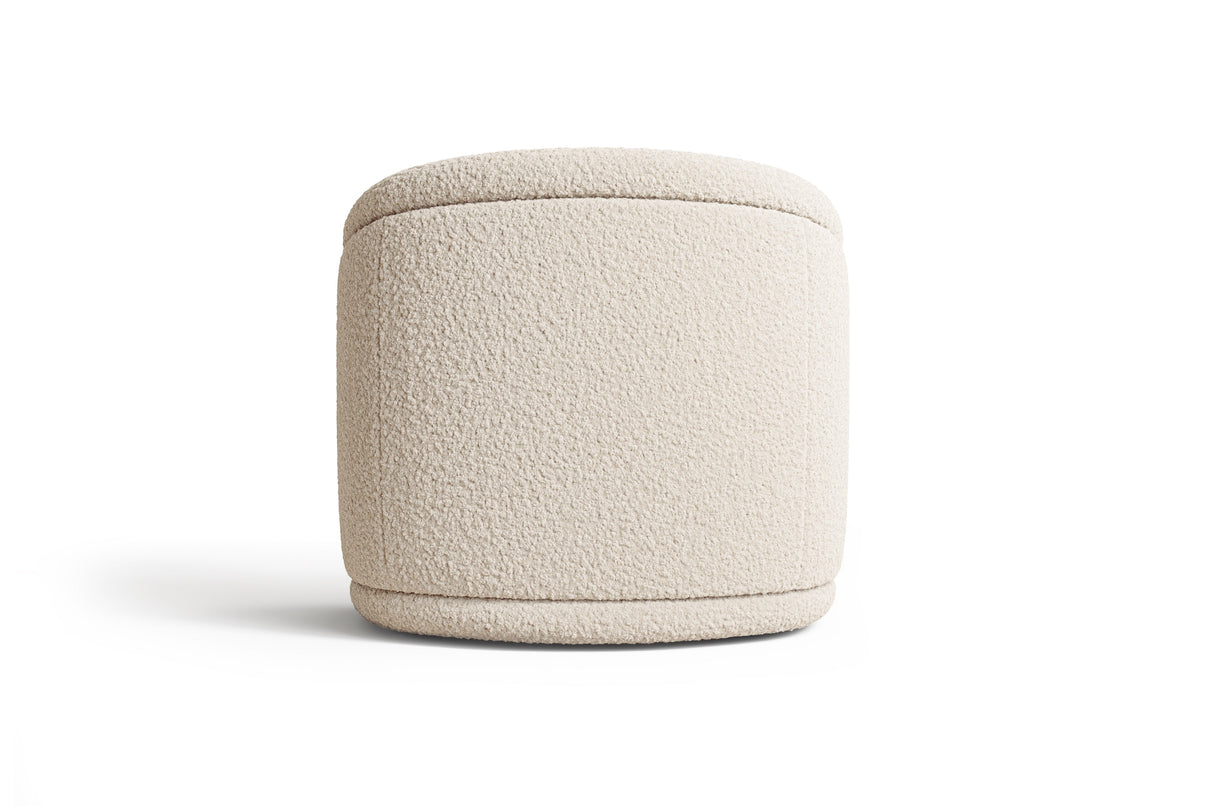 Violet Fabric Swivel Chair