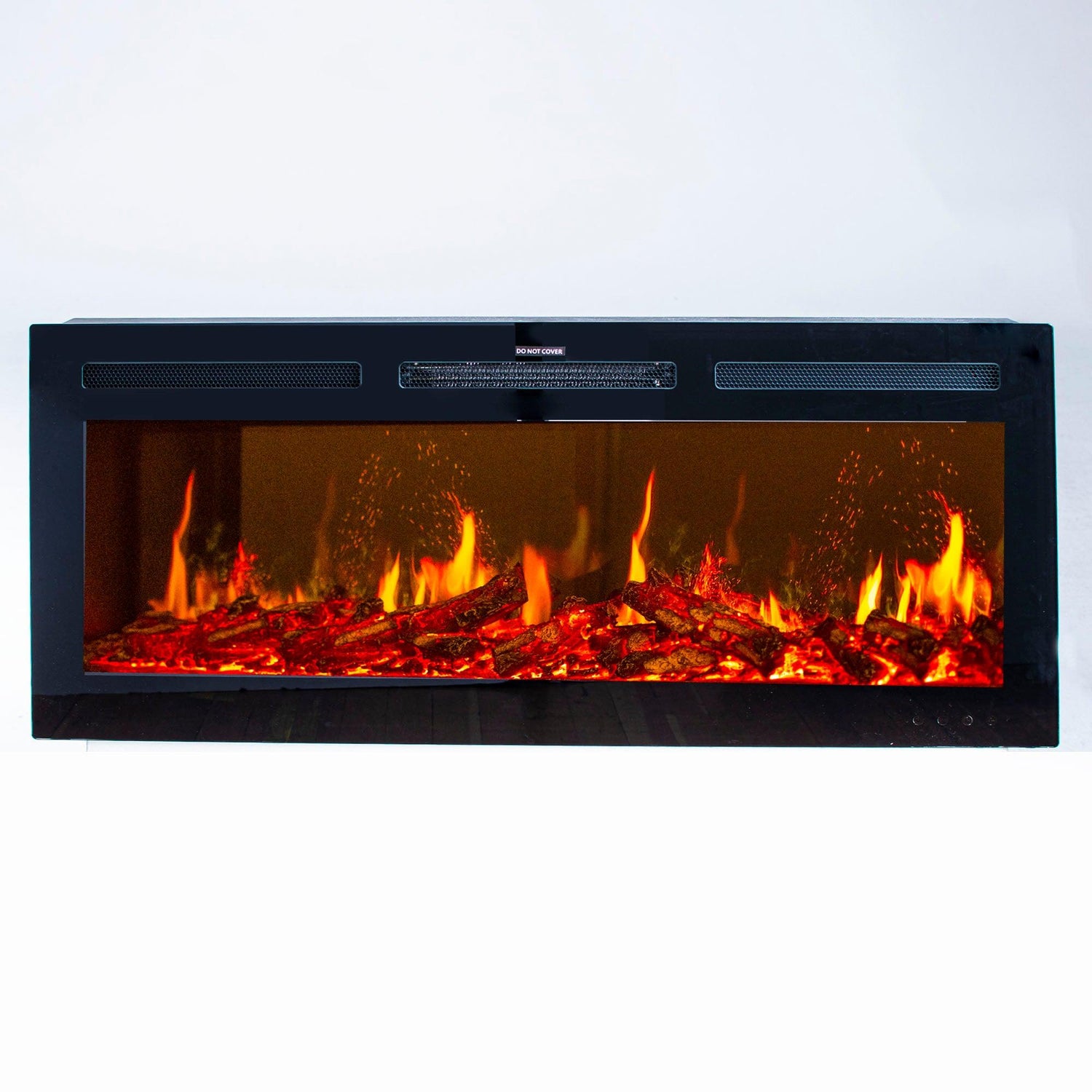 Litedeer Homes Aimée 40-Inch Smart Electric Fireplace with App Crackling Sounds 5 Unique Flame (Model: ZEF40L)